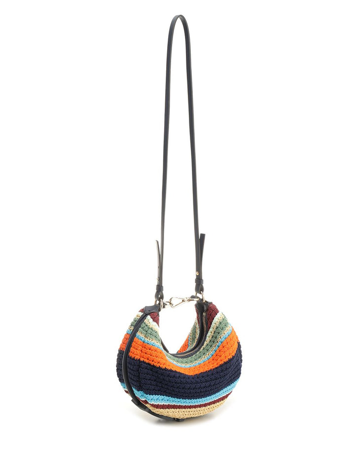 Fendi Mini Fendigraphy In Straw Handbags - Multicolor | 382f29fecd15379226aaf092db811b711df227fb