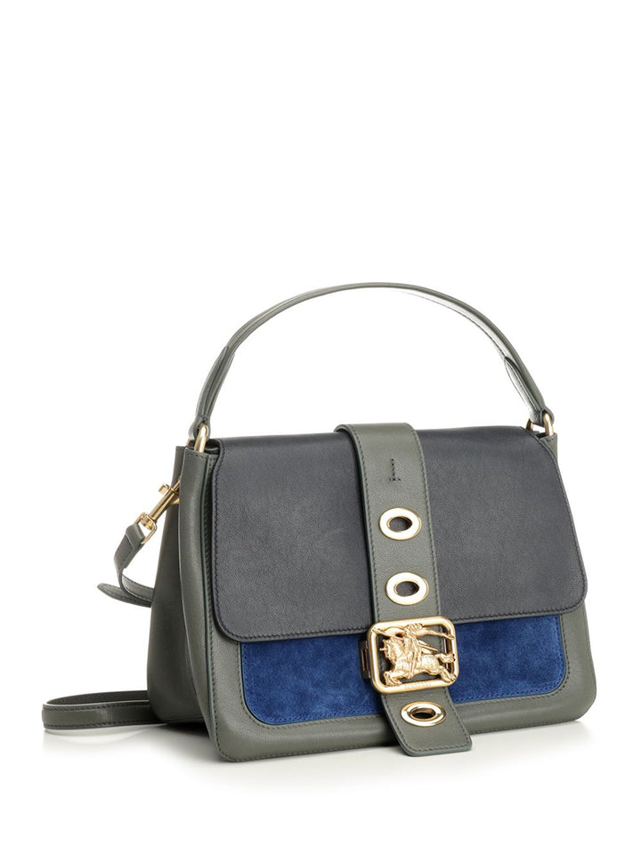 Burberry Small Rider Bag Shoulder Bags - Blu | 33e88157bcff80ec0f286a1df99c67681b2e506d