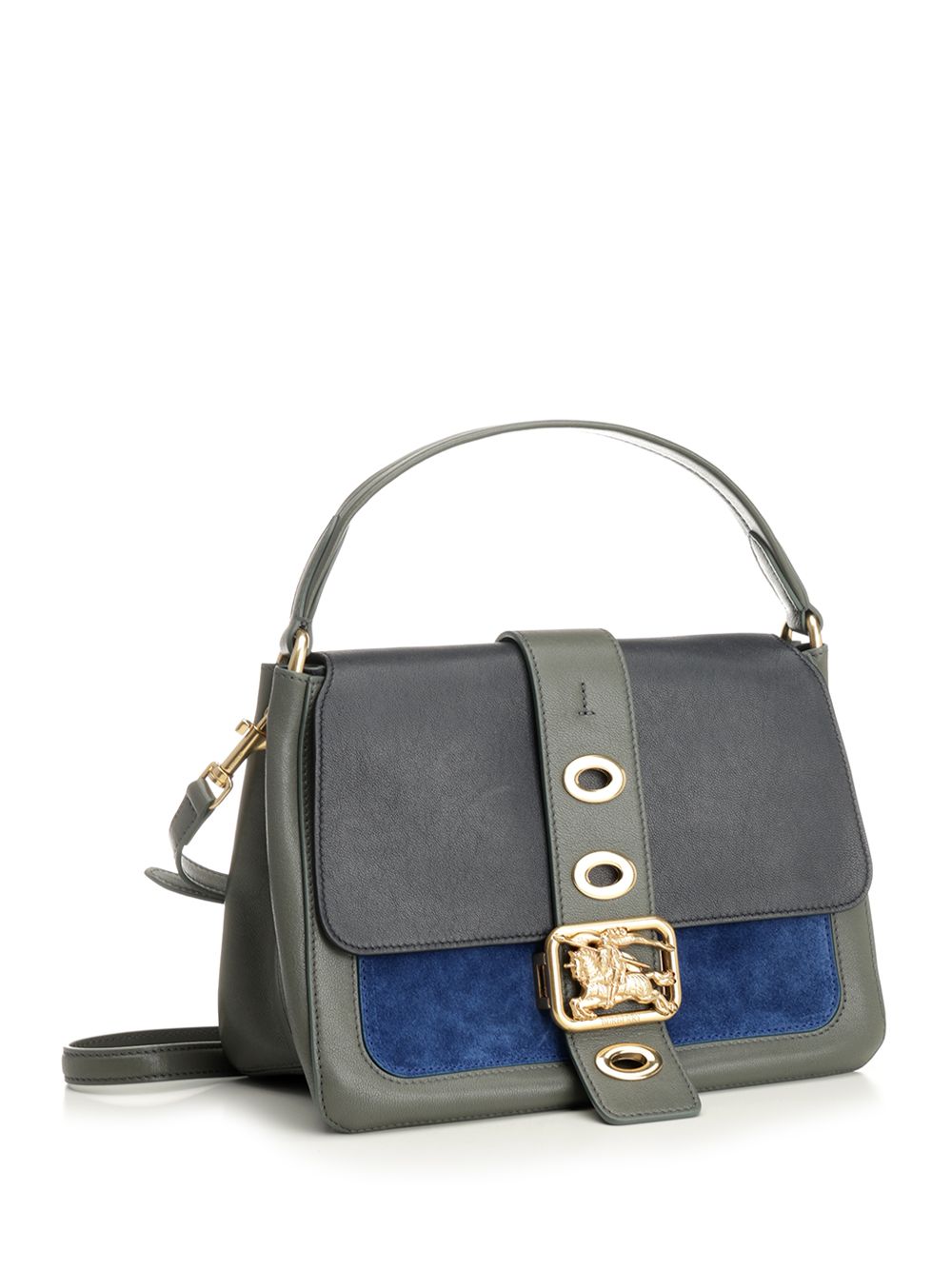 Burberry Small Rider Bag Shoulder Bags - Blu | 33e88157bcff80ec0f286a1df99c67681b2e506d