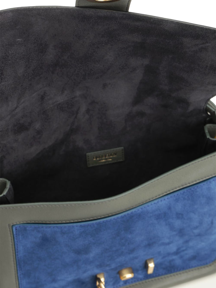 Burberry Small Rider Bag Shoulder Bags - Blu | ca002d5d01b96392d1e0b1fb61b49d115410523e