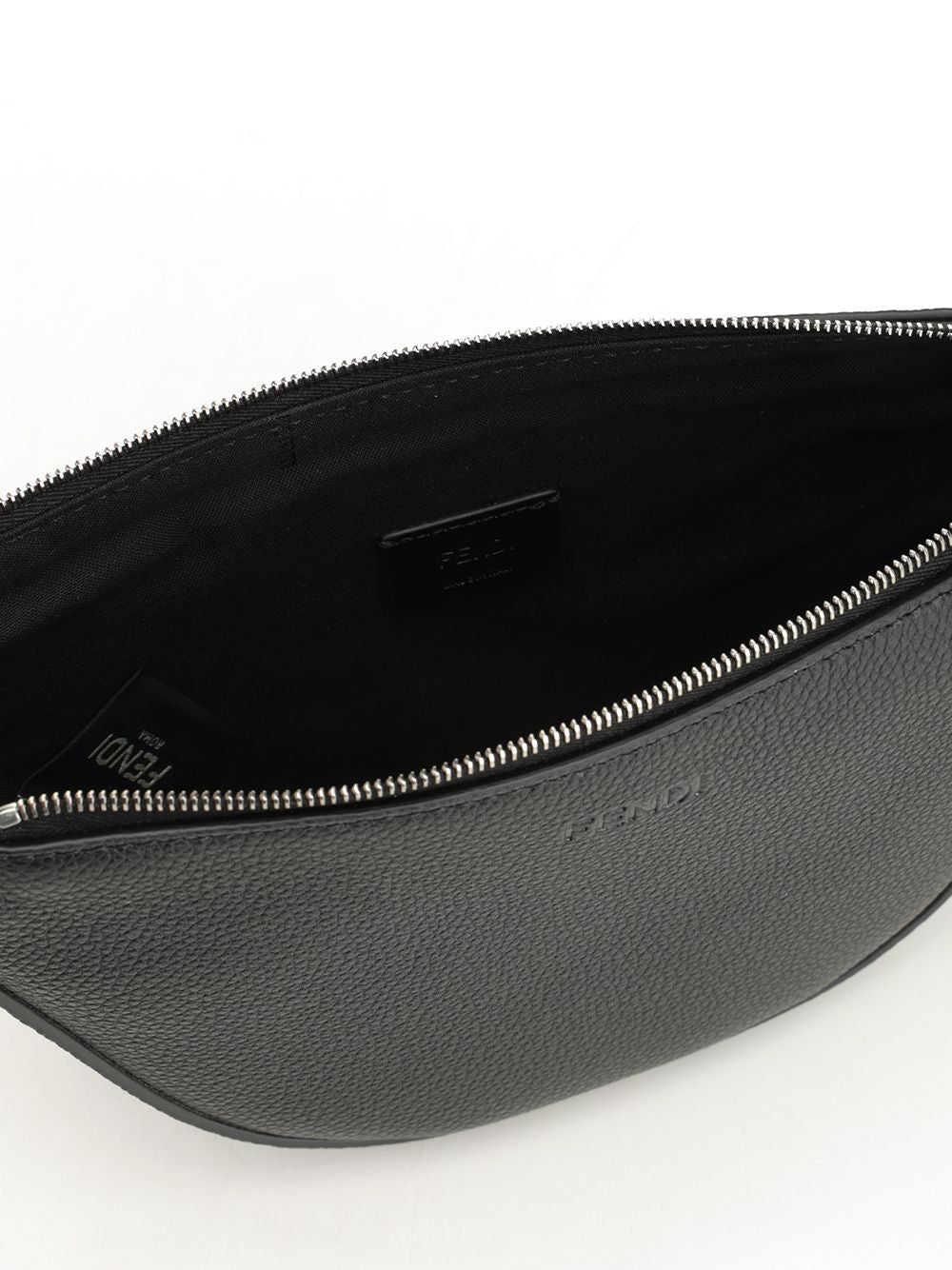 Fendi Fendi Melon Mini V.Cher/F Crossbody Bags - Nero | 673a98ace51fcc719fffad0b4f0c976aeb604013