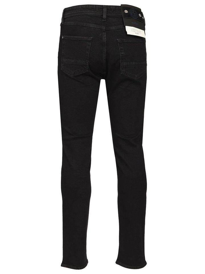 Stone Island Five-Pocket Denim Jeans - Nero | 461db81c9cde42857edfa810ff7150e0e8d544d6