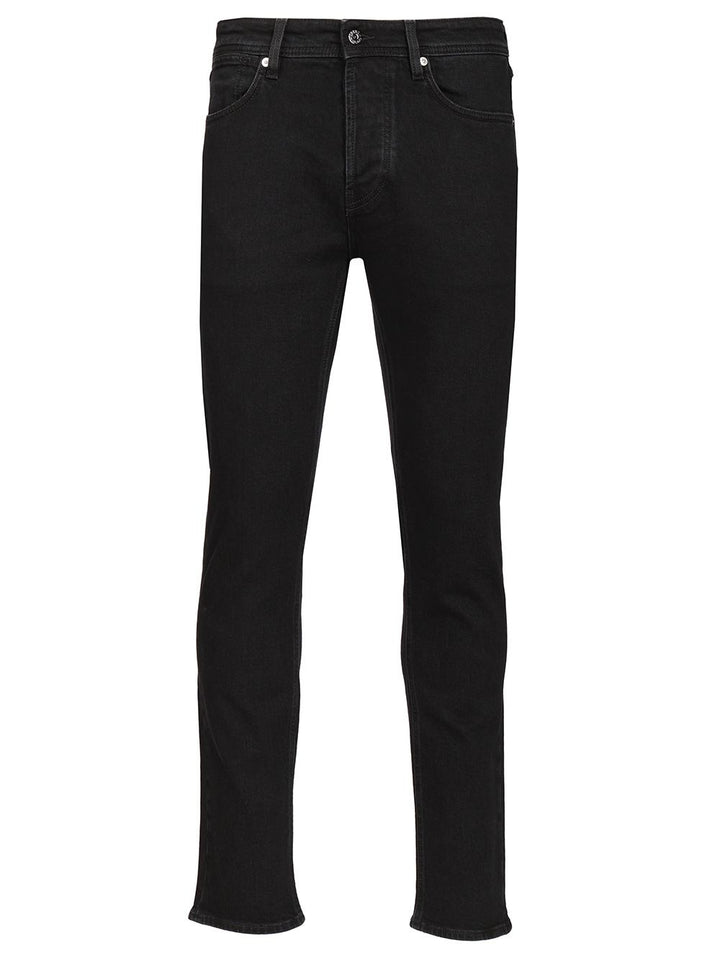 Stone Island Five-Pocket Denim Jeans - Nero | 571eea2df0f1cc7147f3eb9233aaafaa740e0103