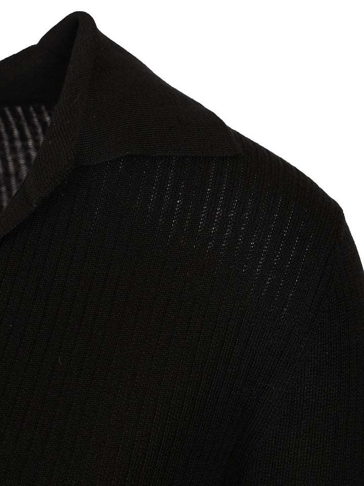 Max Mara Knitted Top Knitwear - Nero | 068ab274184fe8f8b76afe0dcd135936ffee285b