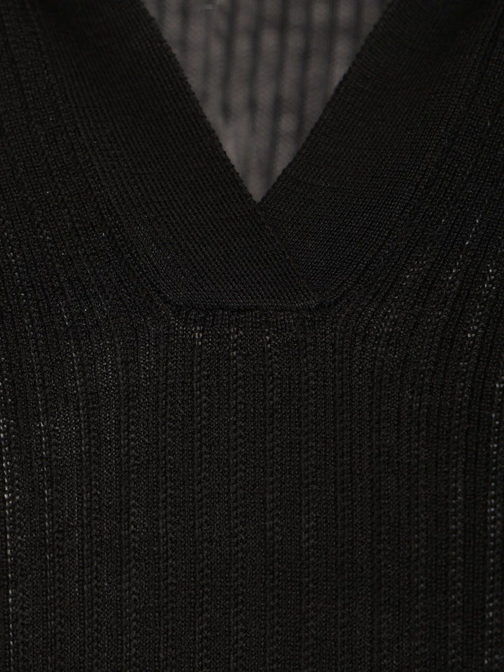 Max Mara Knitted Top Knitwear - Nero | 9dff27d10eb69e8c792c2d77b08811599026ff97
