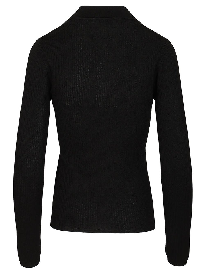 Max Mara Knitted Top Knitwear - Nero | b763769fca9373dec4186892e2556bfa6f38bcf5