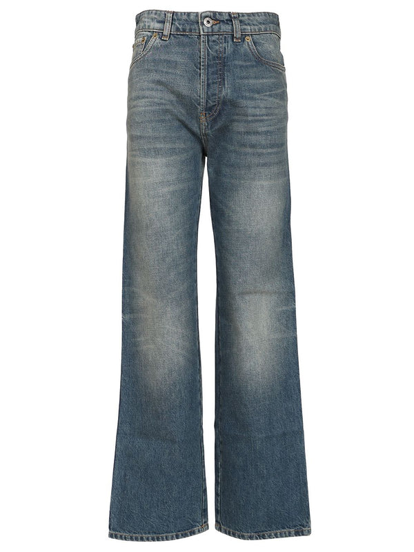 Five-Pocket Denim Trousers Jeans Blu