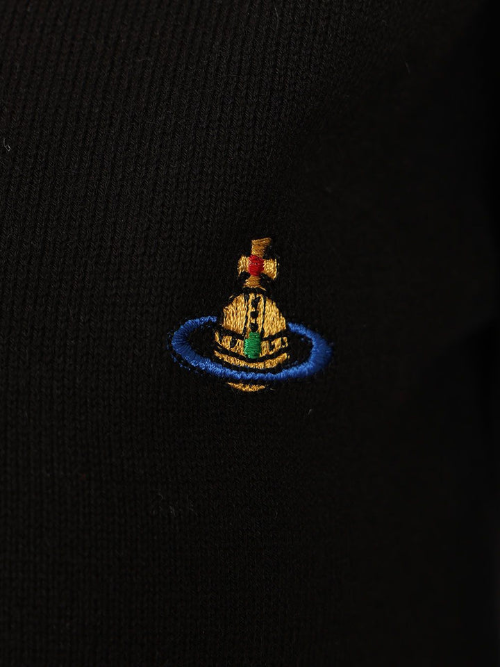 Vivienne Westwood Beatrice Cotton And Cashmere Sweater Knitwear - Nero | f7b40d7495b49660ec72174474cacbb8741800cc