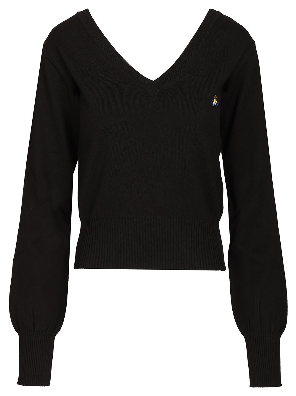 Vivienne Westwood Beatrice Cotton And Cashmere Sweater Knitwear - Nero | 03ecc5fb2e1ab809099a4b566290e51f7d8374bd