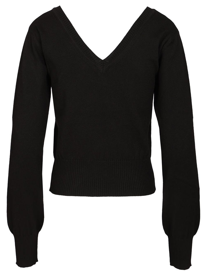 Vivienne Westwood Beatrice Cotton And Cashmere Sweater Knitwear - Nero | 2f38bbf6abc29ca8084ba487e107e979d397e4f5