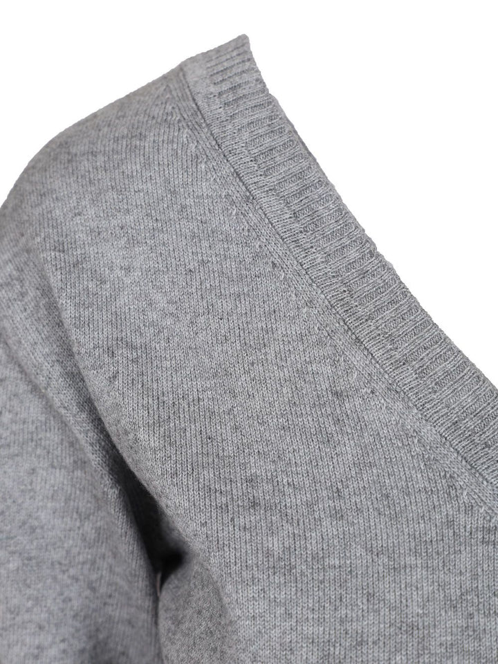 Vivienne Westwood Beatrice Cotton And Cashmere Sweater Knitwear - Grey | 956b7a1b62064eb5f3877d02cd19c64f6fd545c0