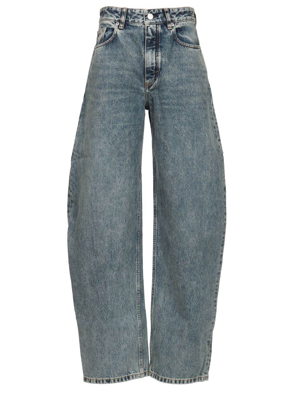 AlaÏA Round Jeans - Blu | 41af7e9922cd8d702de92f1c067a6a7ae118e2b0