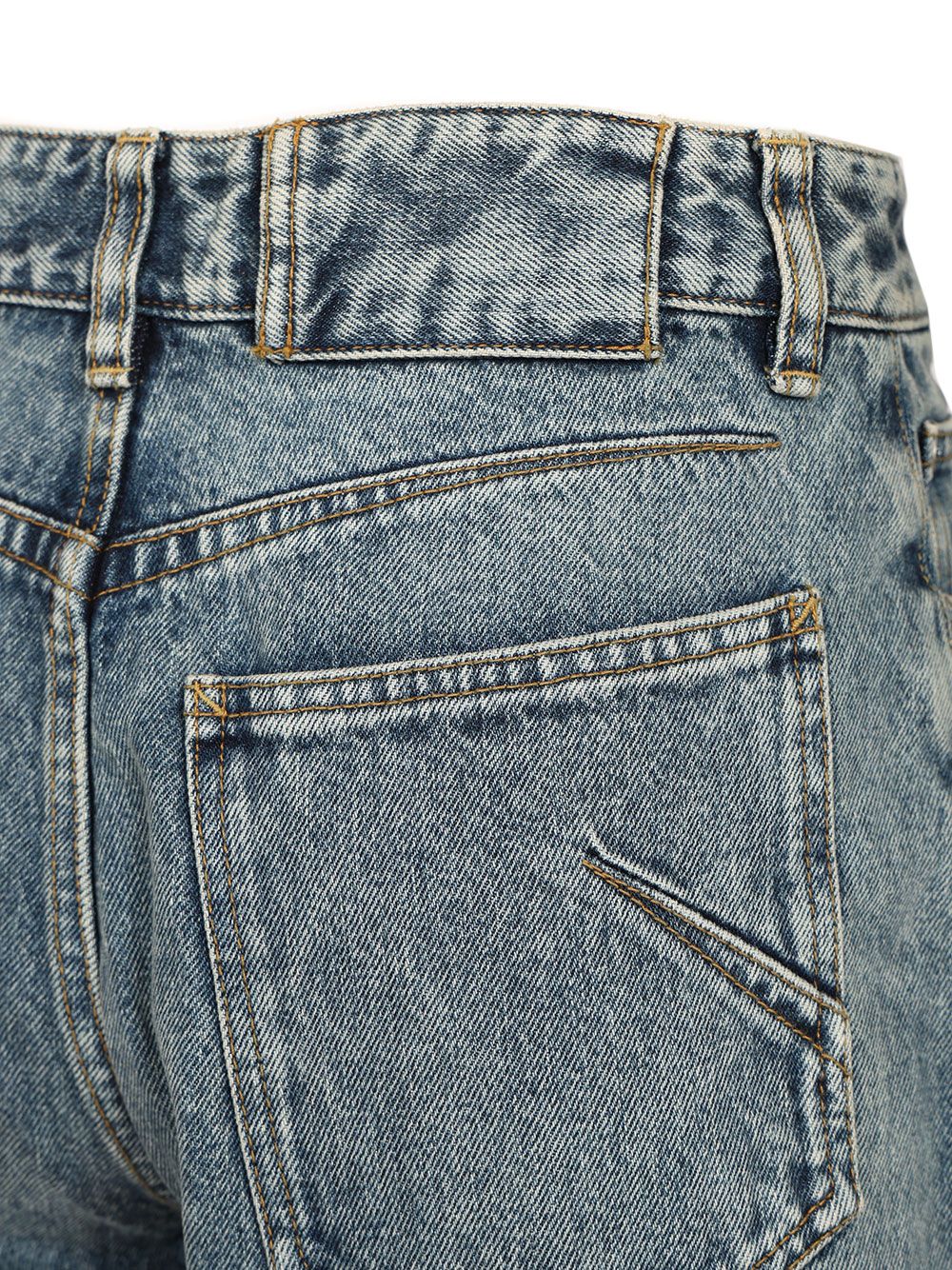 AlaÏA Round Jeans - Blu | ca78c8a50c5d0a7a87149da753a9e14648f18fa5