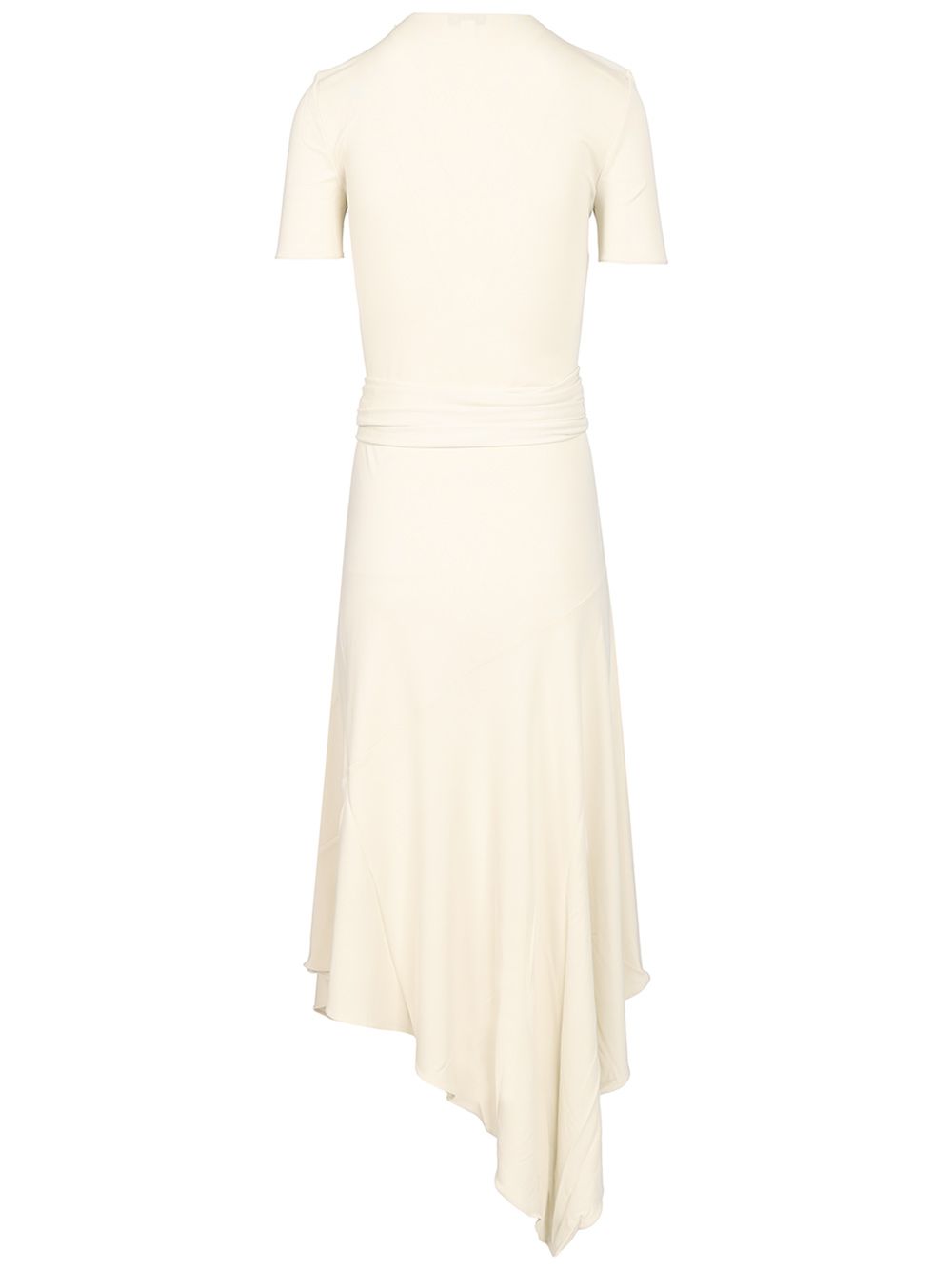 AlaÏA Jersey Dress With Belt Abiti - Bianco | 29f9e47401d16b4d5d32dba14020ec175de6af10