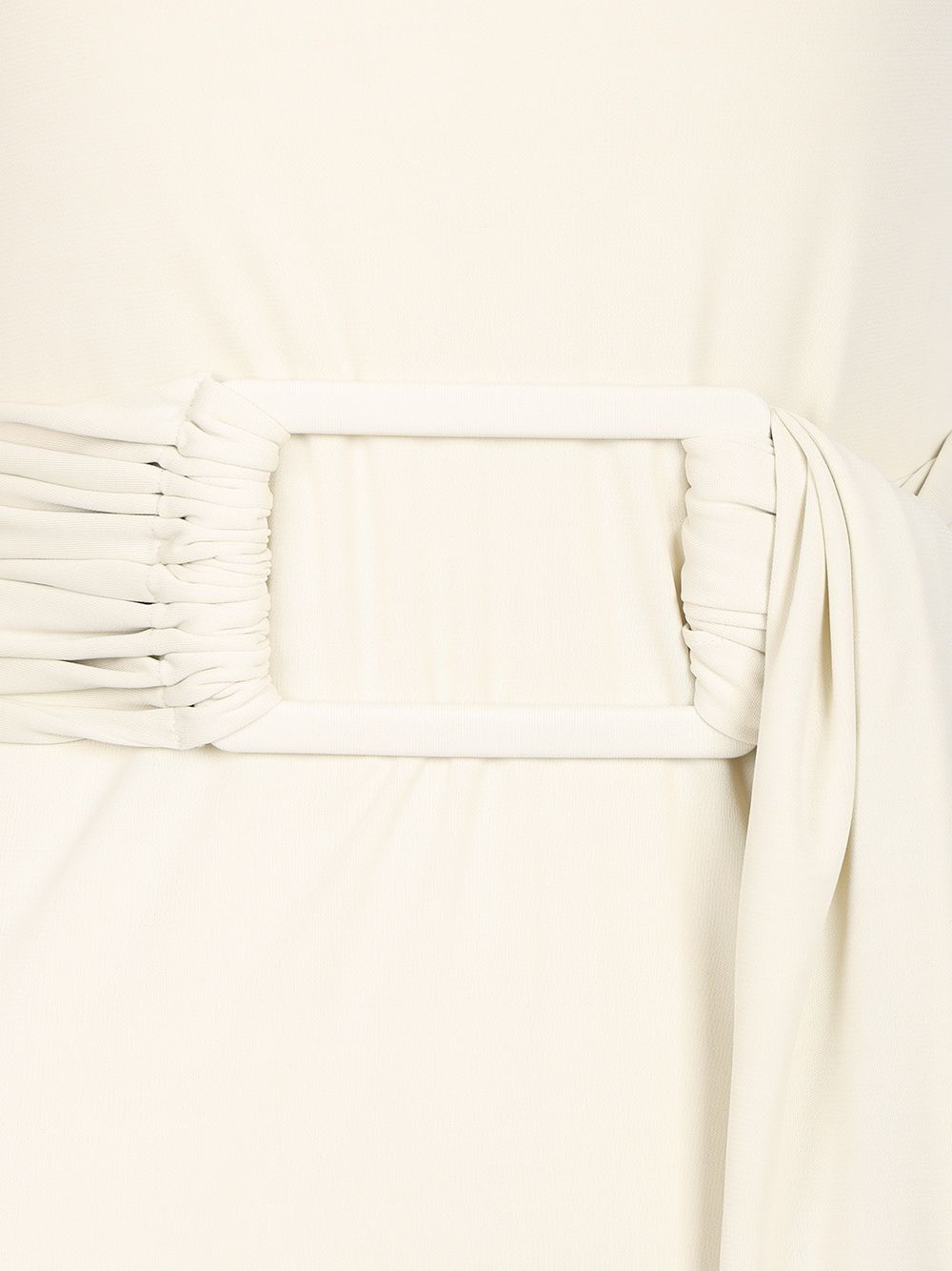AlaÏA Jersey Dress With Belt Abiti - Bianco | eb129b143caf1744cb297834591a9490fb64fabf