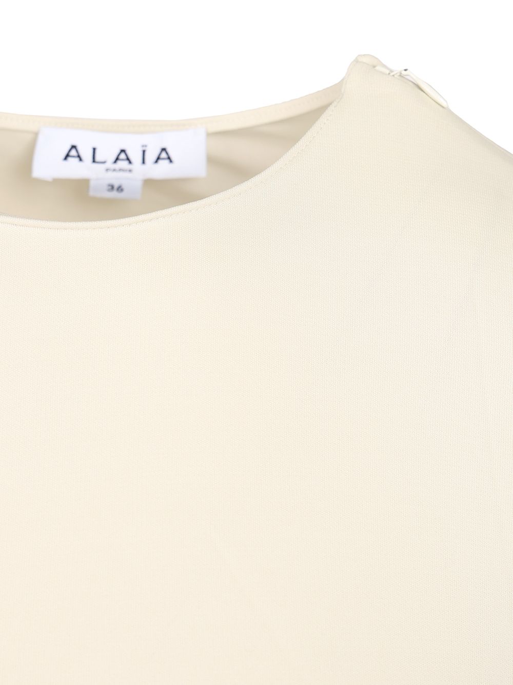 AlaÏA Jersey Dress With Belt Abiti - Bianco | f1f32bd771715afeb17ecf641274c131cba98bcd