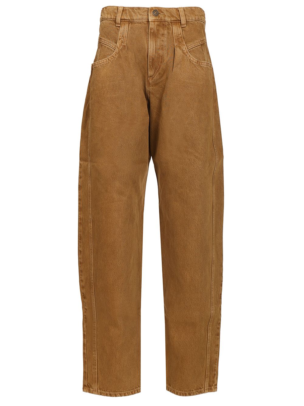 Isabel Marant Lisha Barrel Jeans - Marrone | e2b7780c1b18323aa0e170d4fb5b23927438ca9a
