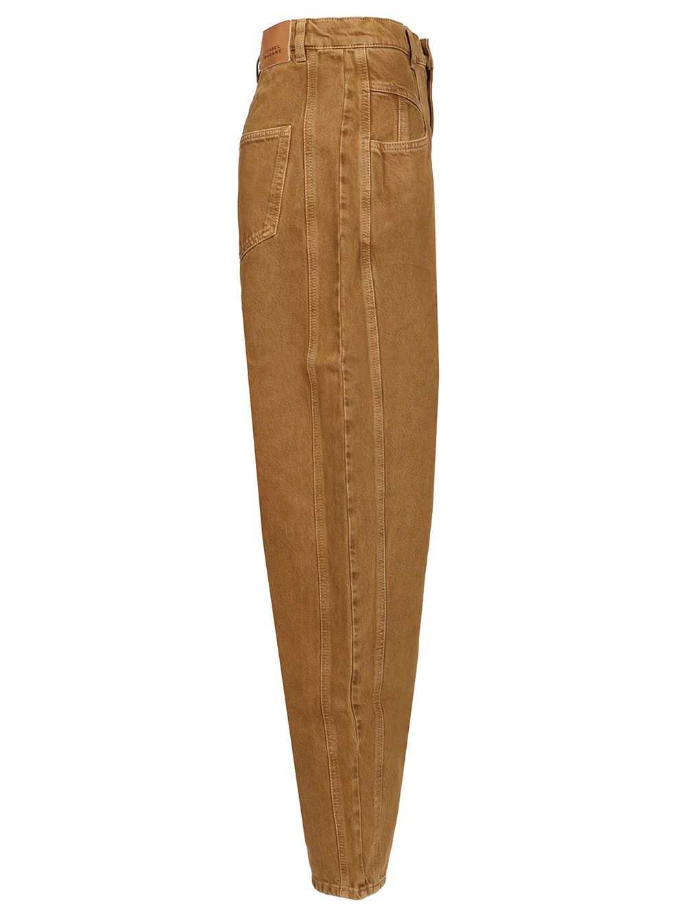 Isabel Marant Lisha Barrel Jeans - Marrone | 8affb47f57601d1d251da1503c9c12c3b0e8f33f