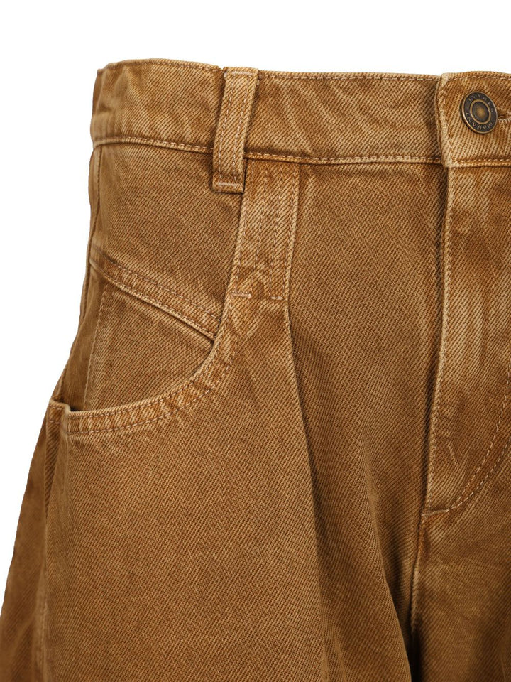 Isabel Marant Lisha Barrel Jeans - Marrone | a122c92f272b9e0671c933199c5c97433978ecf5