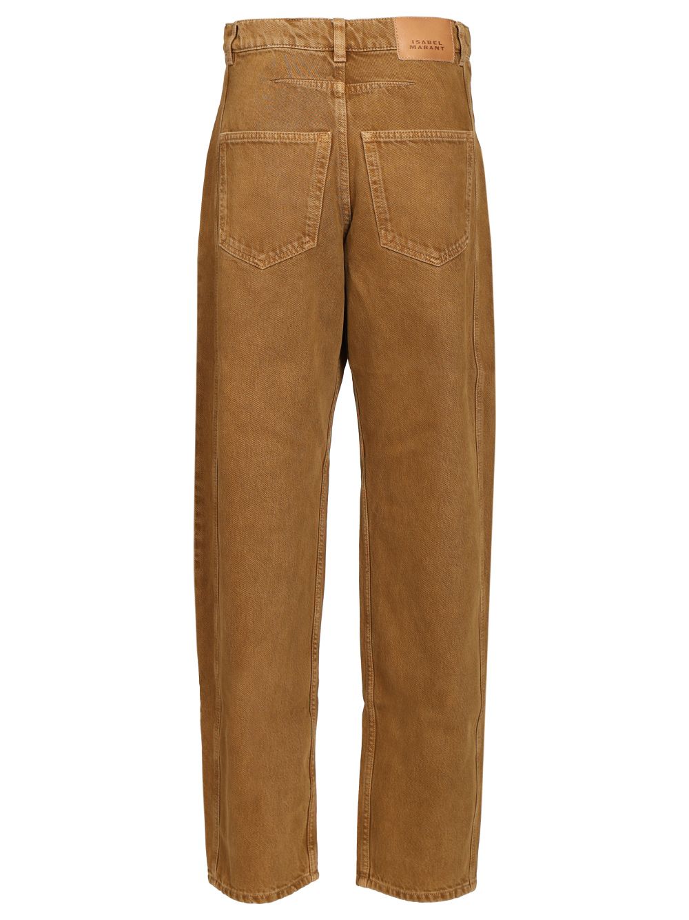 Isabel Marant Lisha Barrel Jeans - Marrone | b48ec2e4654563bc26b055b1604698769ec0b7e5