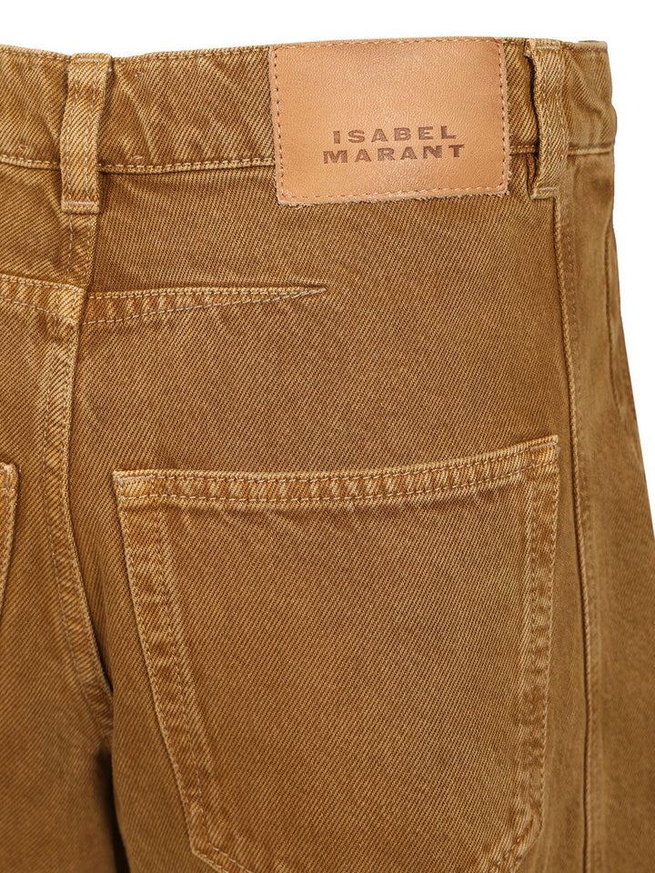 Isabel Marant Lisha Barrel Jeans - Marrone | d81b4e29dc60b30bbfe5c0edf302cd156b94476a