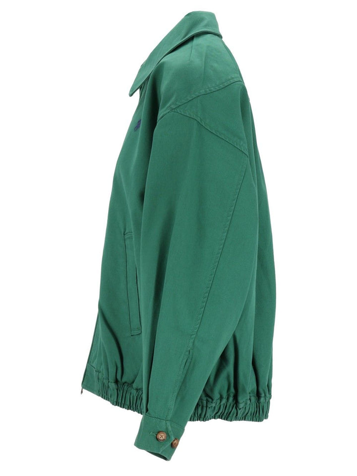 Polo Ralph Lauren Oversized Cotton Windbreaker Giacche - Verde | 60f6a3ce6b4f81e1cbcd3cbc037b15f945251e4e