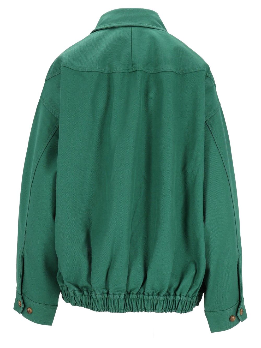 Polo Ralph Lauren Oversized Cotton Windbreaker Giacche - Verde | 02ba0237b5faf1c5bdd34da39d86cf2837662005