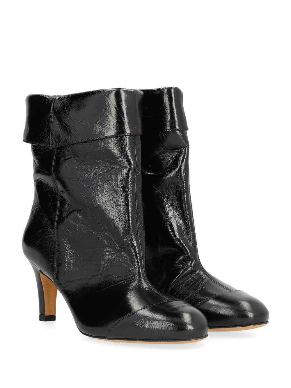 Isabel Marant Eldra Leather Ankle Boots - Nero | ee256ec6231a05e9e66a439c44b8a641195bc36a