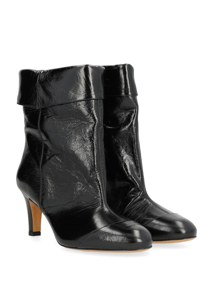 Isabel Marant Eldra Leather Ankle Boots - Nero | ee256ec6231a05e9e66a439c44b8a641195bc36a