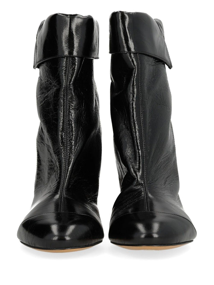 Isabel Marant Eldra Leather Ankle Boots - Nero | b2aef04fd38687f0c157b77a26d8892eae573916