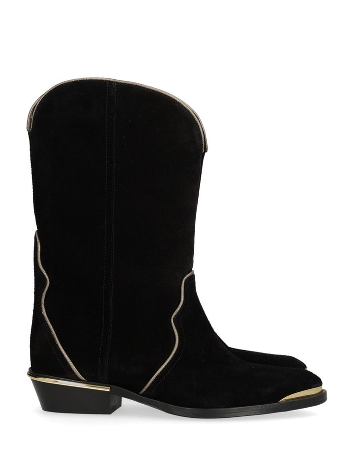 Isabel Marant Elbini-Gb Boots - Nero | 15e28a5c8e2e9ac32c0af95a36acae1b8c4cfb2b