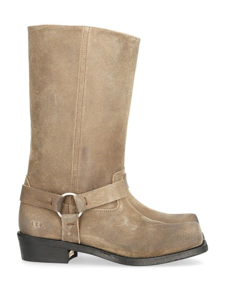 Golden Goose Deluxe Brand Giro Biker Alti Boots - Beige | f60111cb82961704f644248be2c3bbbeaefd883d