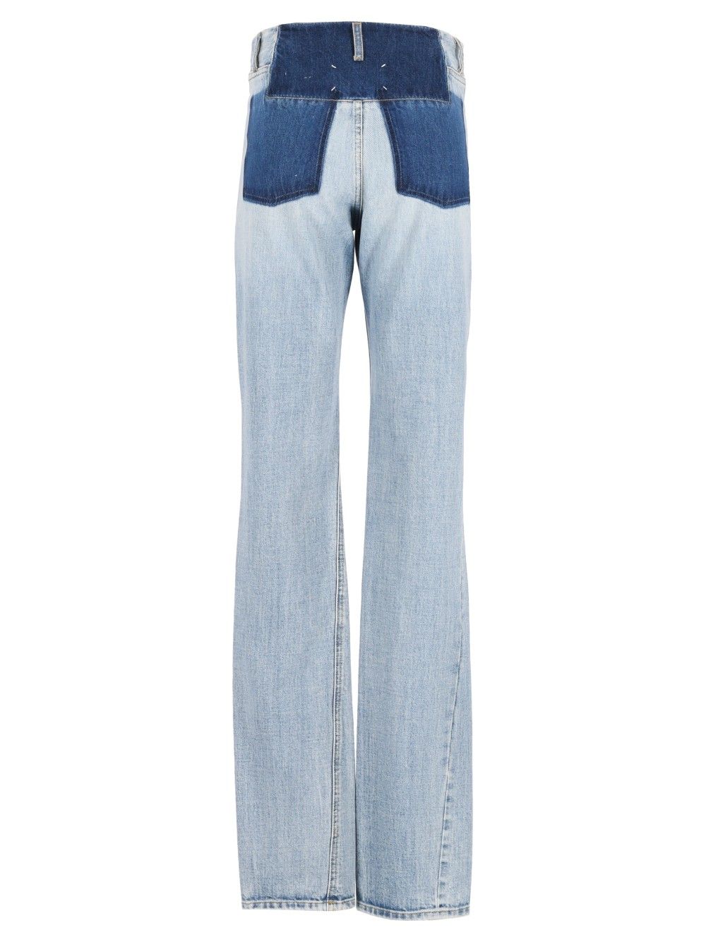 Maison Margiela Two-Tone Trousers Jeans - Light blue | bb5e462ea6c82b2cecaed187ba0661265edcaed8