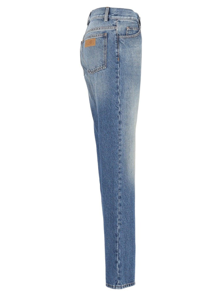 Mm6 Maison Margiela Wide-Leg Jean Jeans - Blu | 3338c35df8d735bcdf12a210a951405aa7c46515