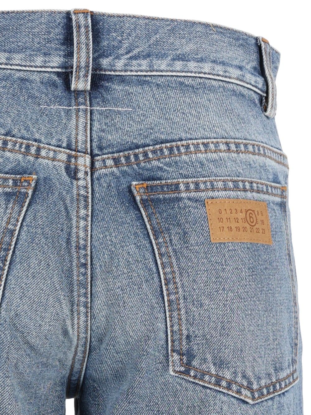 Mm6 Maison Margiela Wide-Leg Jean Jeans - Blu | 4b91e75bc182e9988d89796eb20abab0a67930dc