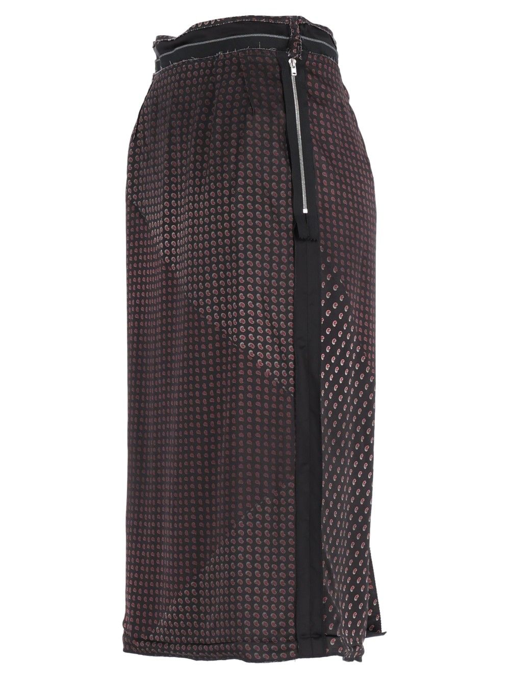 Maison Margiela Paisley Print Midi Skirt Gonne - Nero | d0f8d272028934314e67f1aaa5460a4821a84ff0