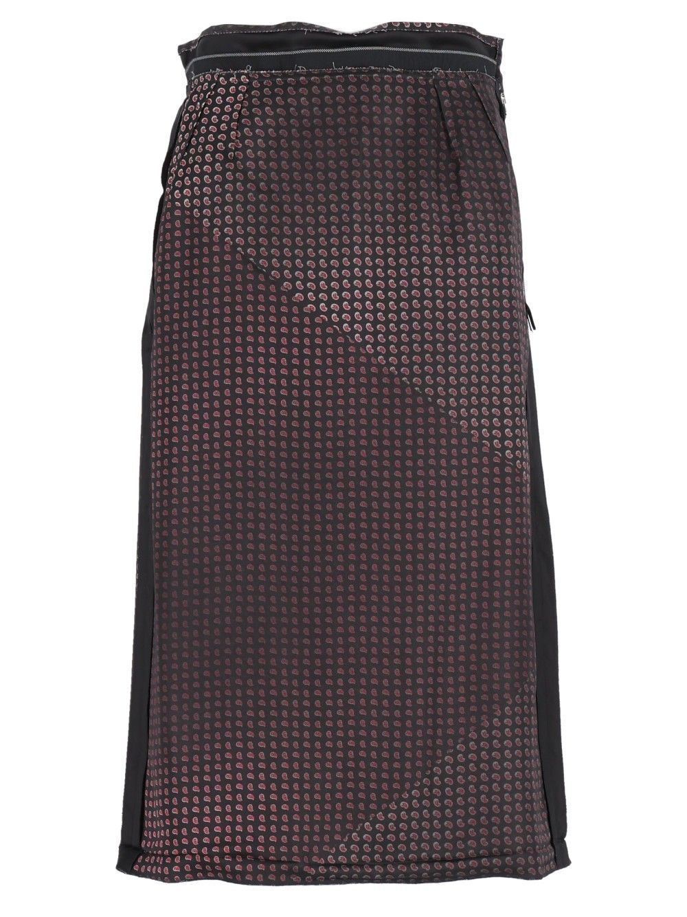 Maison Margiela Paisley Print Midi Skirt Gonne - Nero | 9583e64be330c6c626ccc6fdf99977b13c76bf78