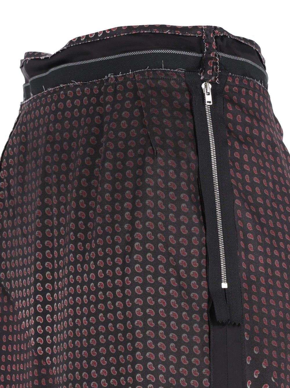Maison Margiela Paisley Print Midi Skirt Gonne - Nero | ee78fb99960dd6cb872ecd7b9b1f43510fa8fb97