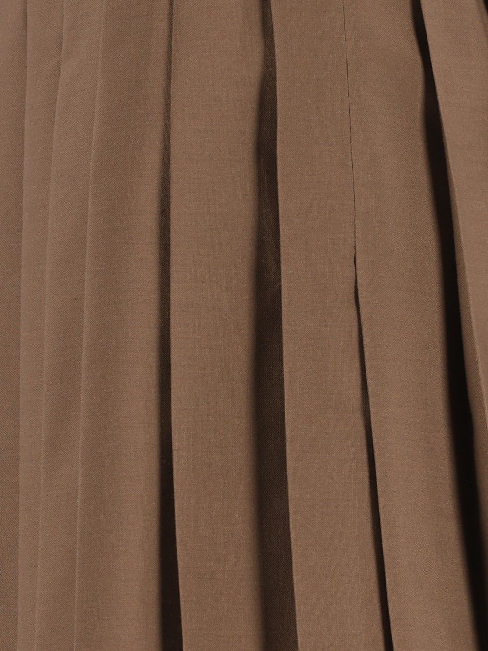 Mm6 Maison Margiela Pleated Miniskirt Gonne - Marrone | 4611e9722b28fecca2d0787e86c561cbb40a0a83
