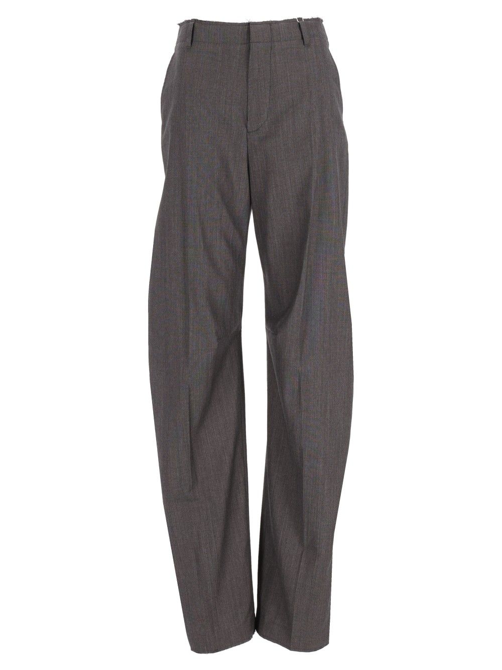 Mm6 Maison Margiela Wide-Leg Tailored Trousers - Grey | 5622b3e1f203f049e223c019bf8221df7690c7a3