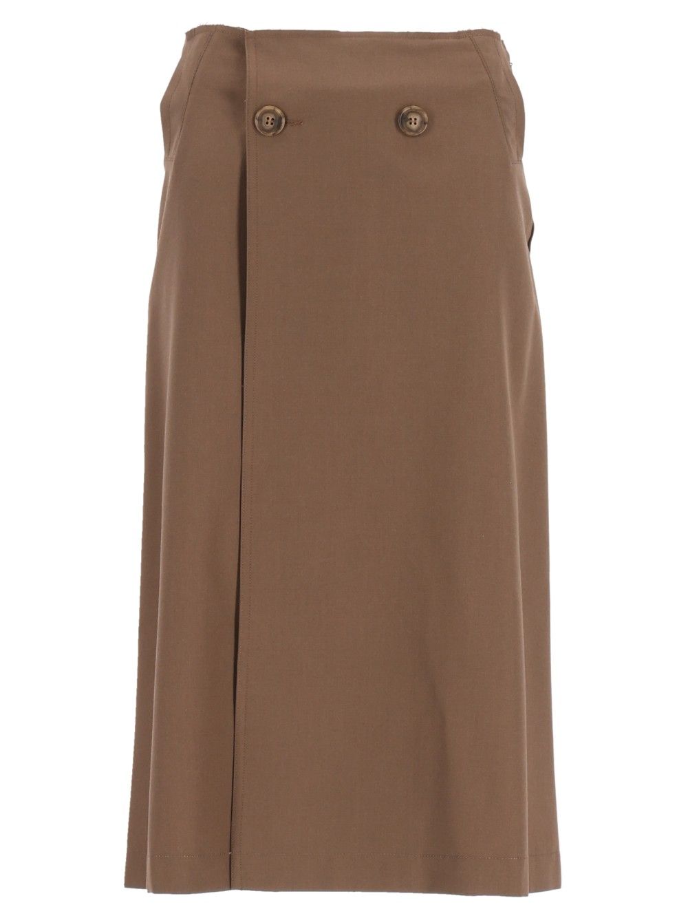 Mm6 Maison Margiela Wrap Skirt Gonne - Marrone | 18a3794210e7287b722d79cb6474aaa67a941fba