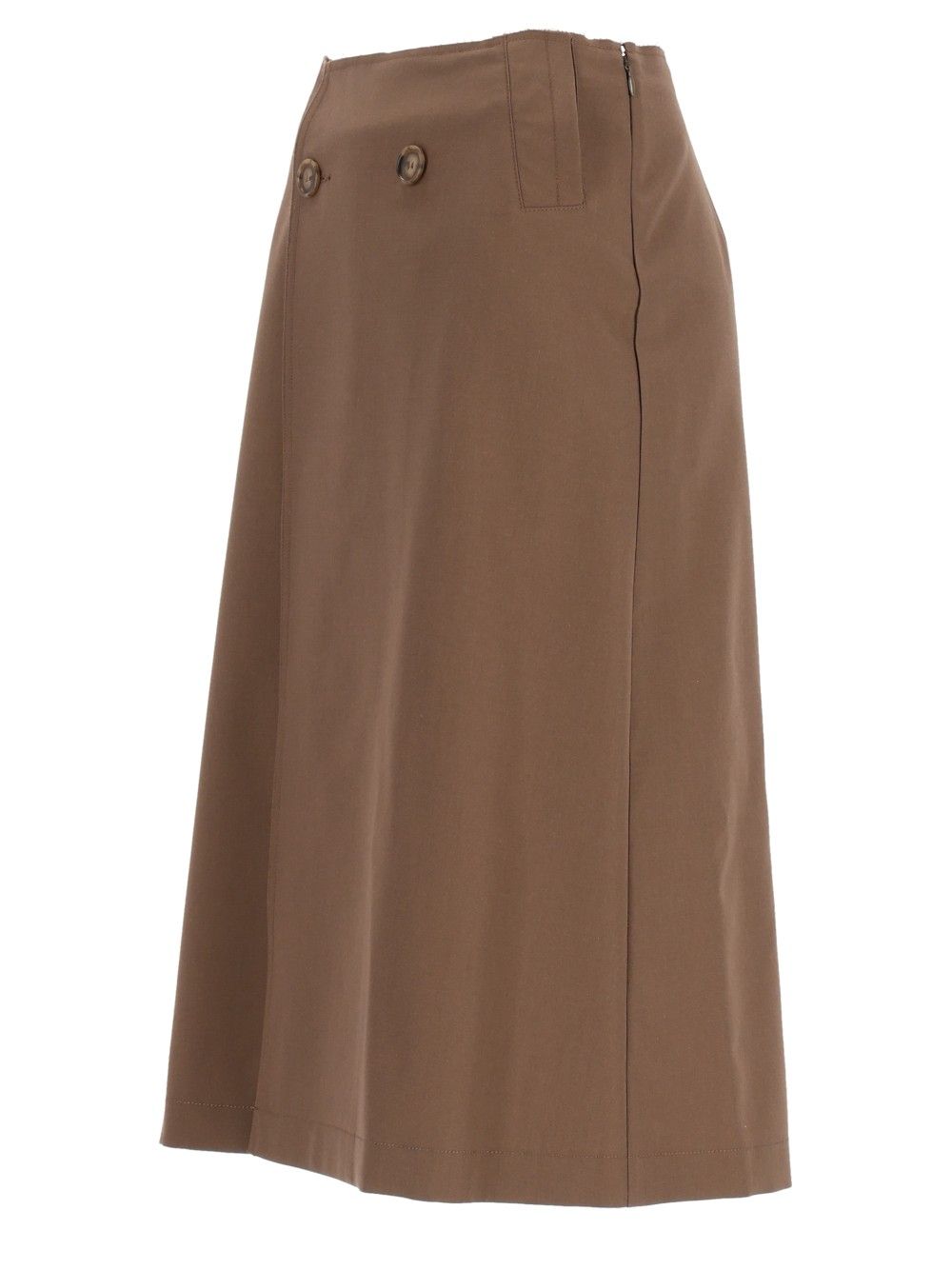 Mm6 Maison Margiela Wrap Skirt Gonne - Marrone | 5841cd23ba4c0ea3050e0eafb23671d8504bf1d7