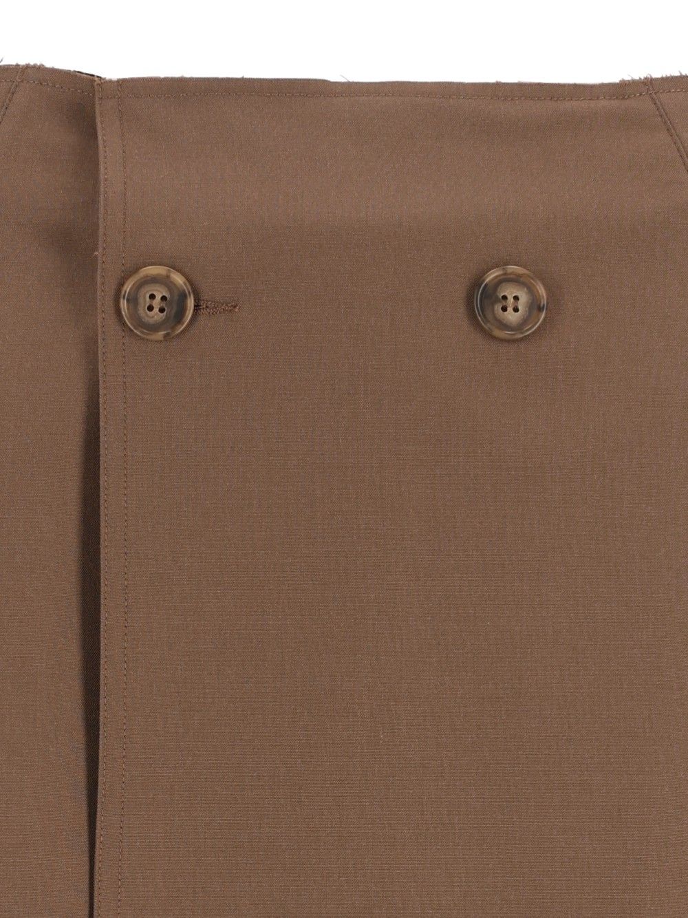 Mm6 Maison Margiela Wrap Skirt Gonne - Marrone | 42824d5556609e7901446176d156571a707293b9
