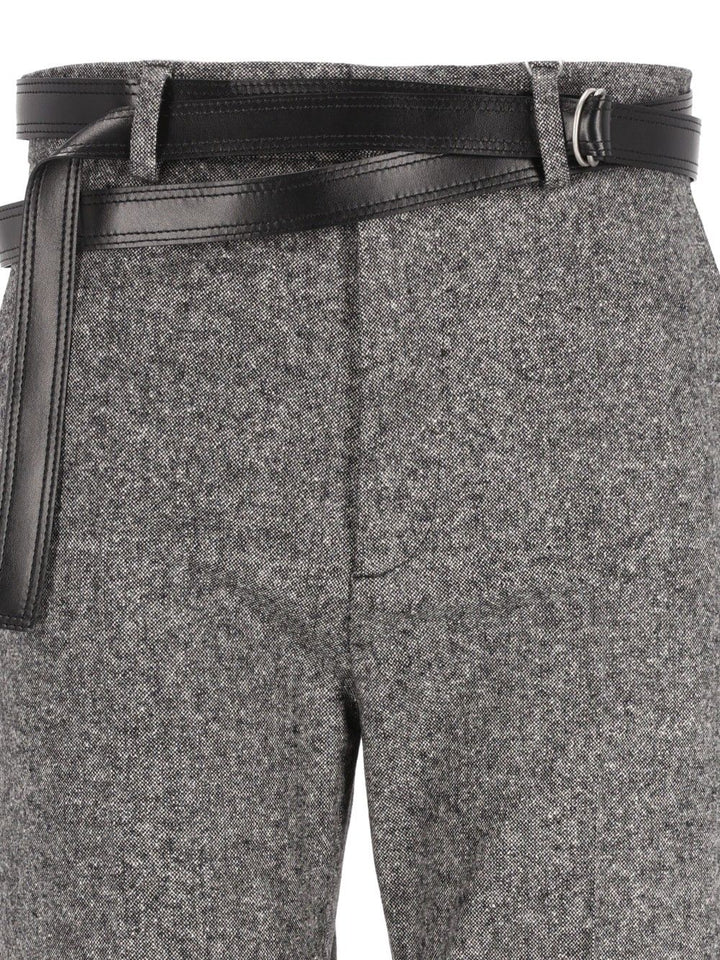 Mm6 Maison Margiela Pants Trousers - Grey | 40556ea3ae90674d3e83b025fbb300ffc735b6f2
