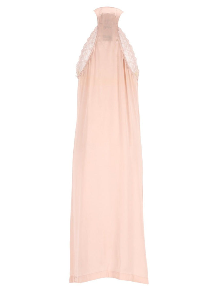 Maison Margiela Midi Lace Slip Dress Abiti - Rose | fc372bf9b40fc9267211db1972011b718f669e49
