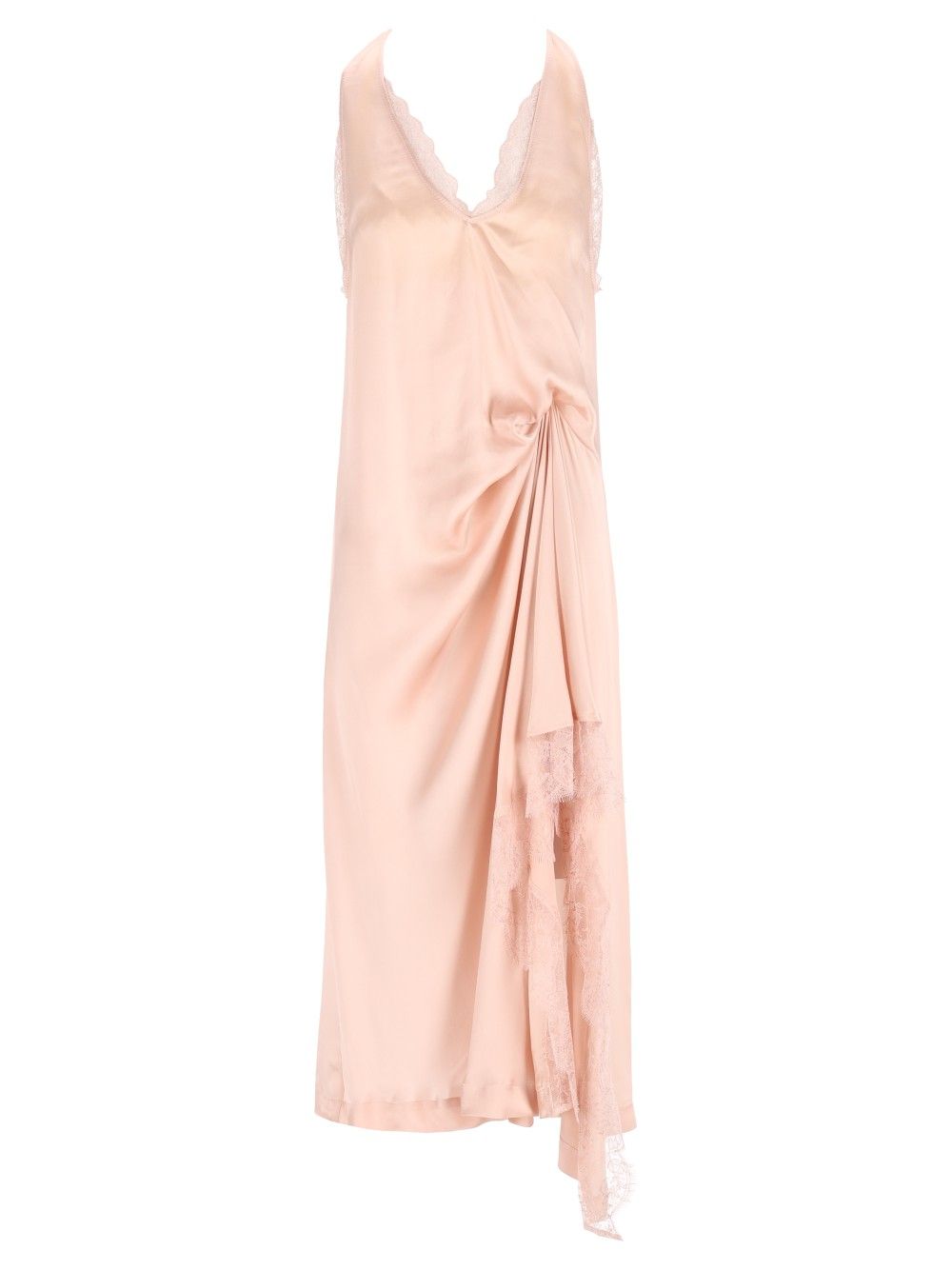 Maison Margiela Midi Lace Slip Dress Abiti - Rose | 1bb3a7eb3273326d252143c366ac3d19b62adb26