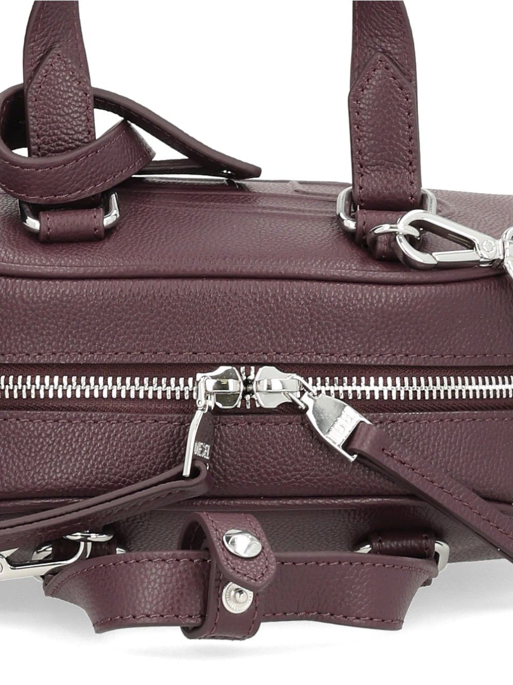 Diesel 1dr Dome Crossbody Handbags - Bordeaux | cf11cb5a2000831e4446821a3c7b4bba0691e987