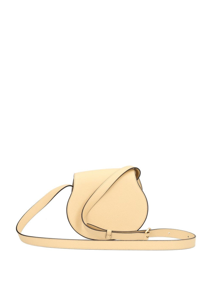 Chloe' Marcie Shoulder Bags - Beige | ae087535db8a0ebb5166416af7bbdccb7efdcfe2