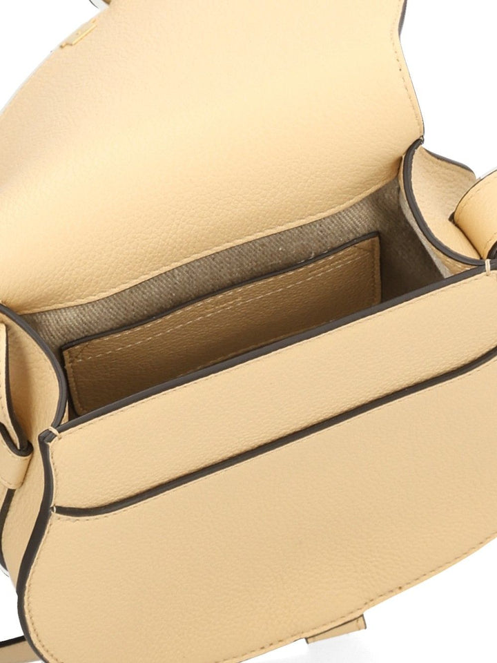 Chloe' Marcie Shoulder Bags - Beige | 412adf7ea0ba047956bbe4f95a3f5d18e1cc605b