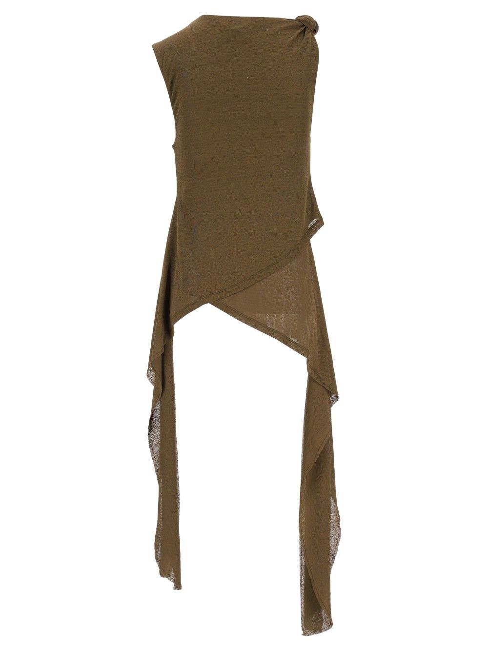 Ganni Mesh Top Top - Verde | da47b6e332401252085838c5a35d3410347e70ab